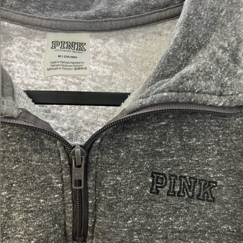 Pink Victoria’s Secret Quarter Zip Jacket